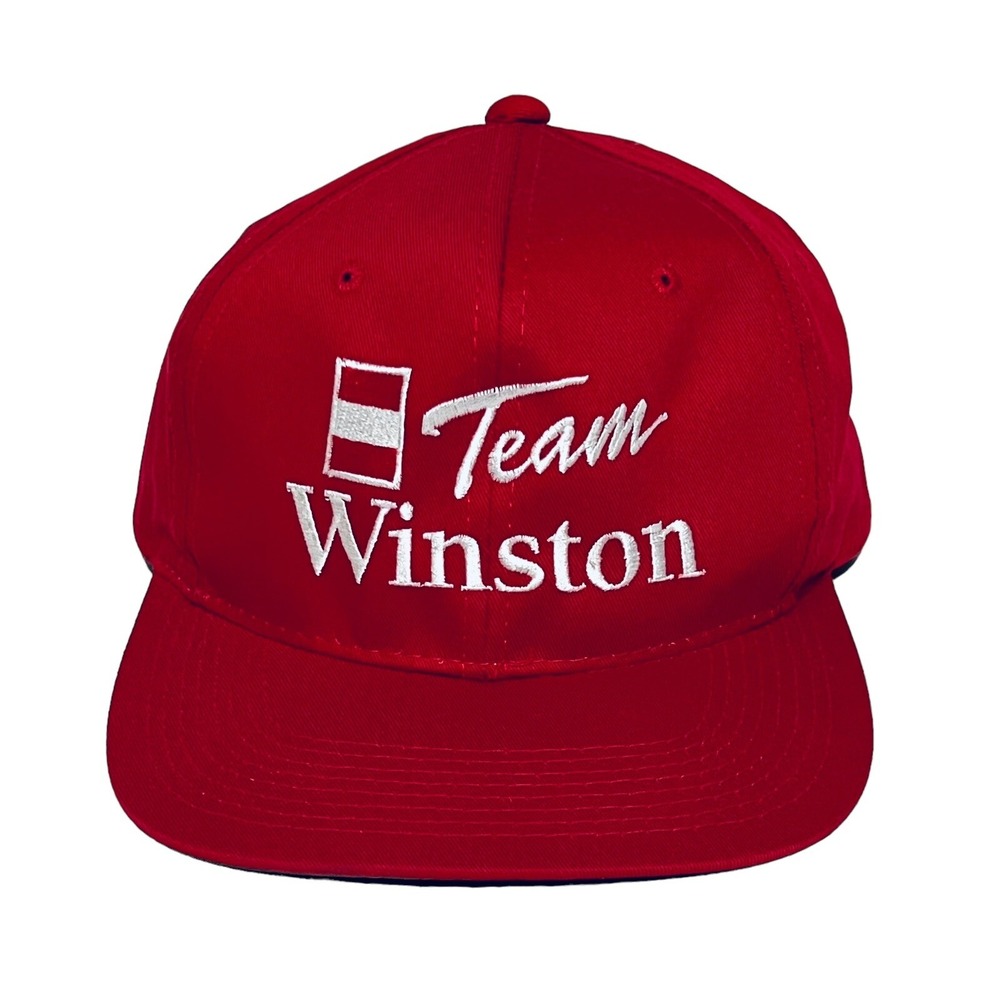 Vintage‎ "Team Winston" YoungAn Hat - Red/White Snapback Hat Embroidered Logo
